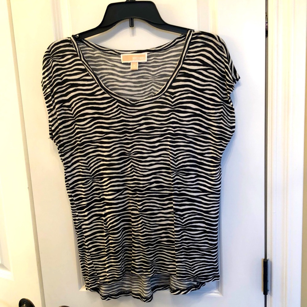 Michael Kors zebra top